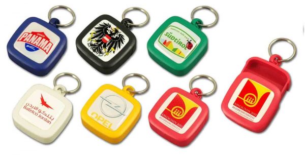 Plastic keyrings with your logo - Image 2