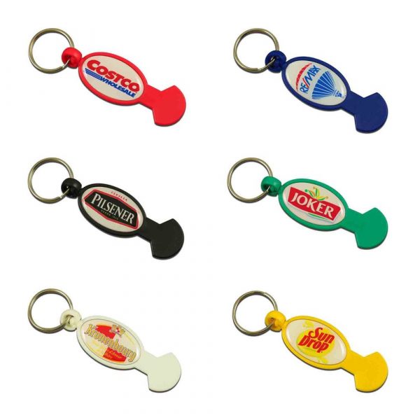 Plastic keyrings with your logo - Image 3