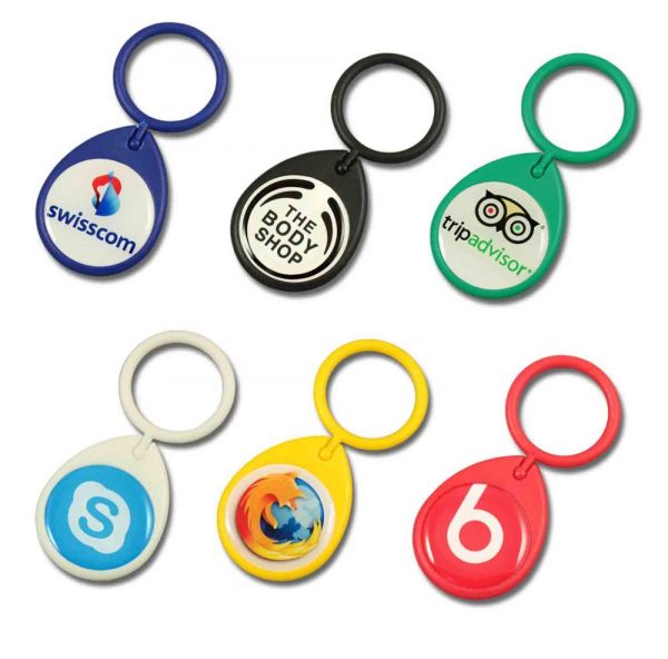 Plastic keyrings with your logo - Image 4